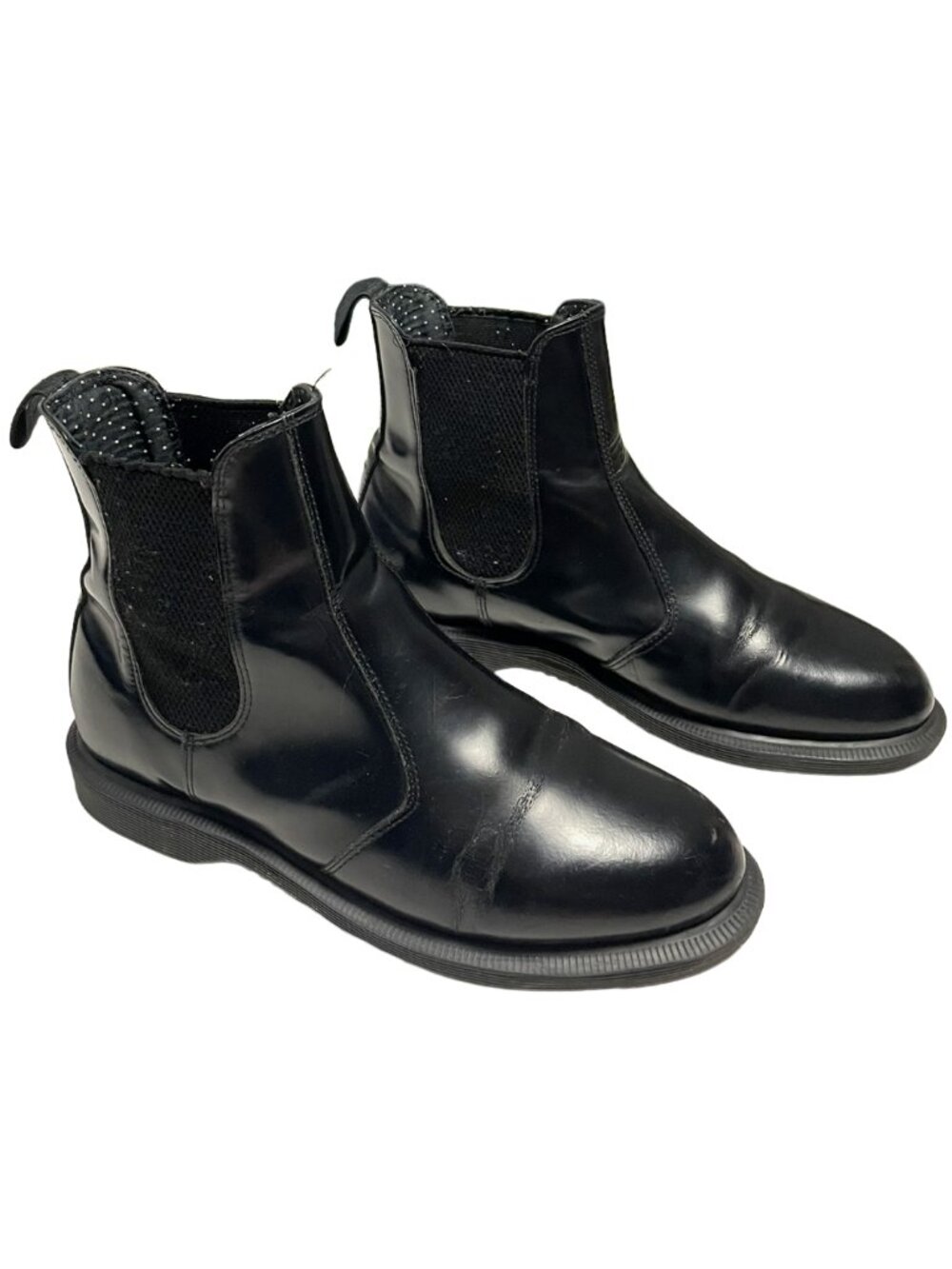 Dr. Martens Flora Smooth Leather Chelsea Boots Black Women’s 8
